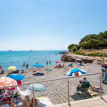 La Perle 2 P Terrasse Vue Mer 1Min Plage Clim Roquebrune-Cap-Martin Exterior photo