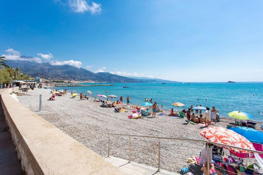 Apartment La Perle 2 P Terrasse Vue 1min Clim Roquebrune-Cap-Martin